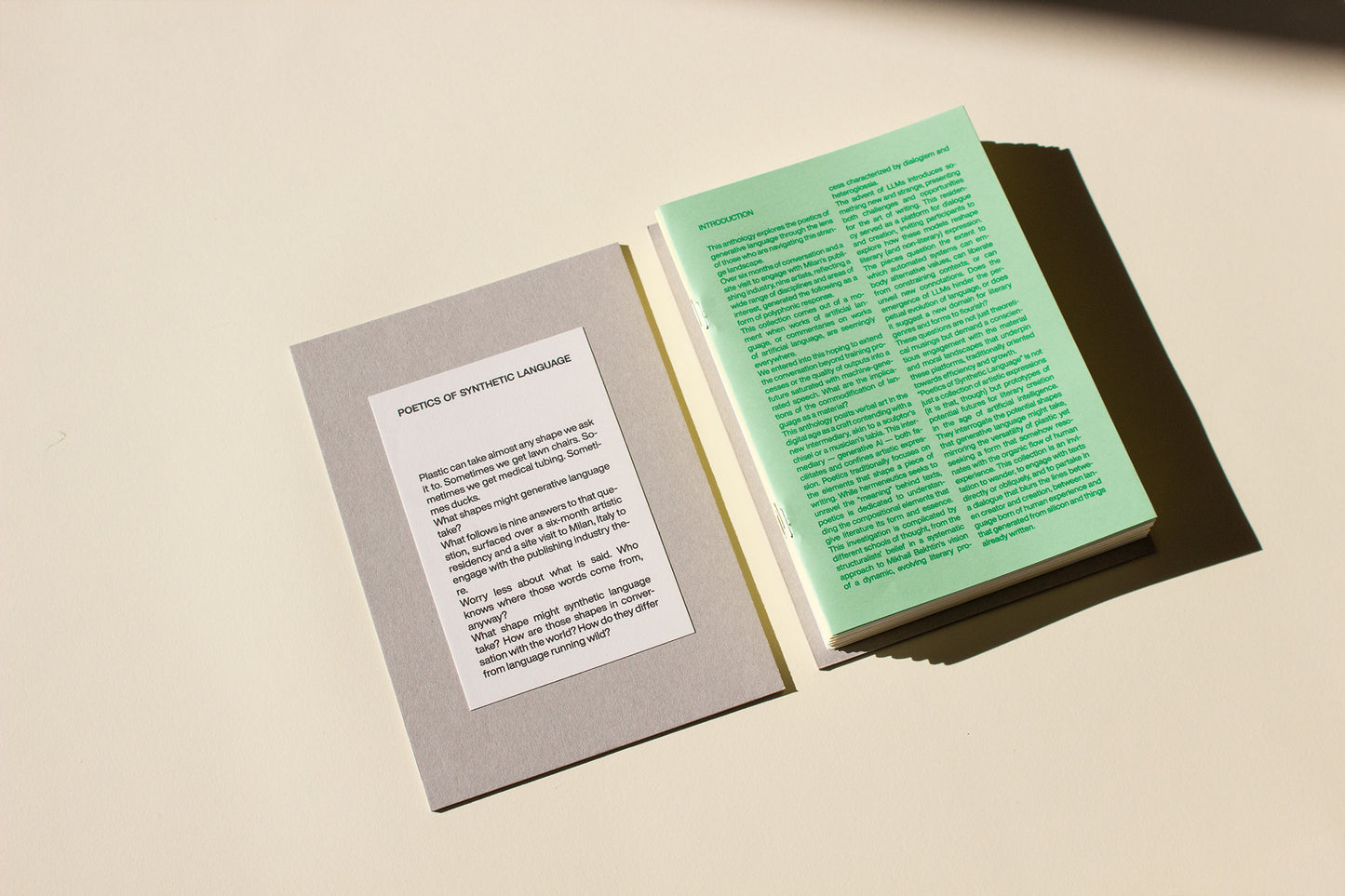 Poetics of Synthetic Language