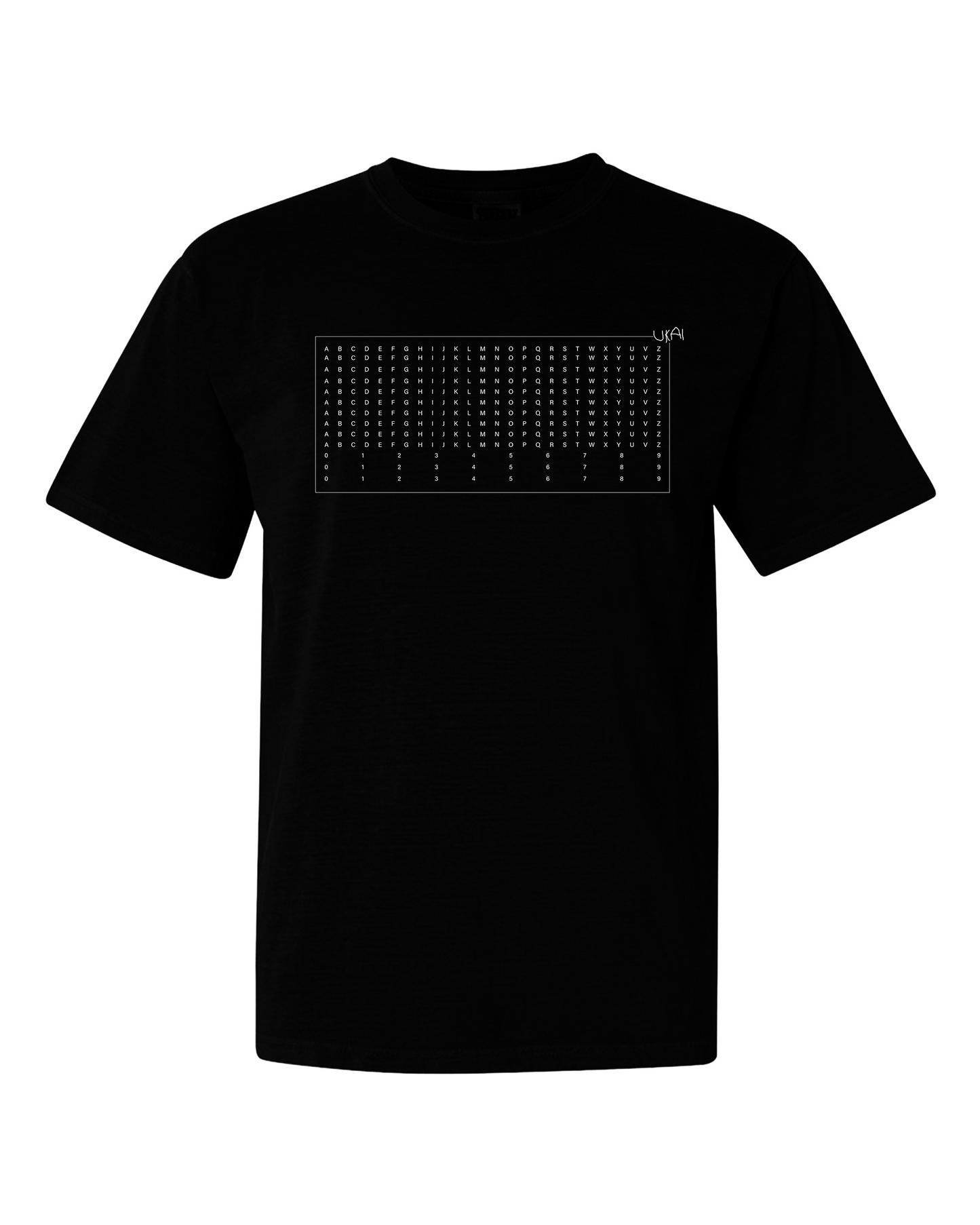 UKAI Punch-card T-Shirts