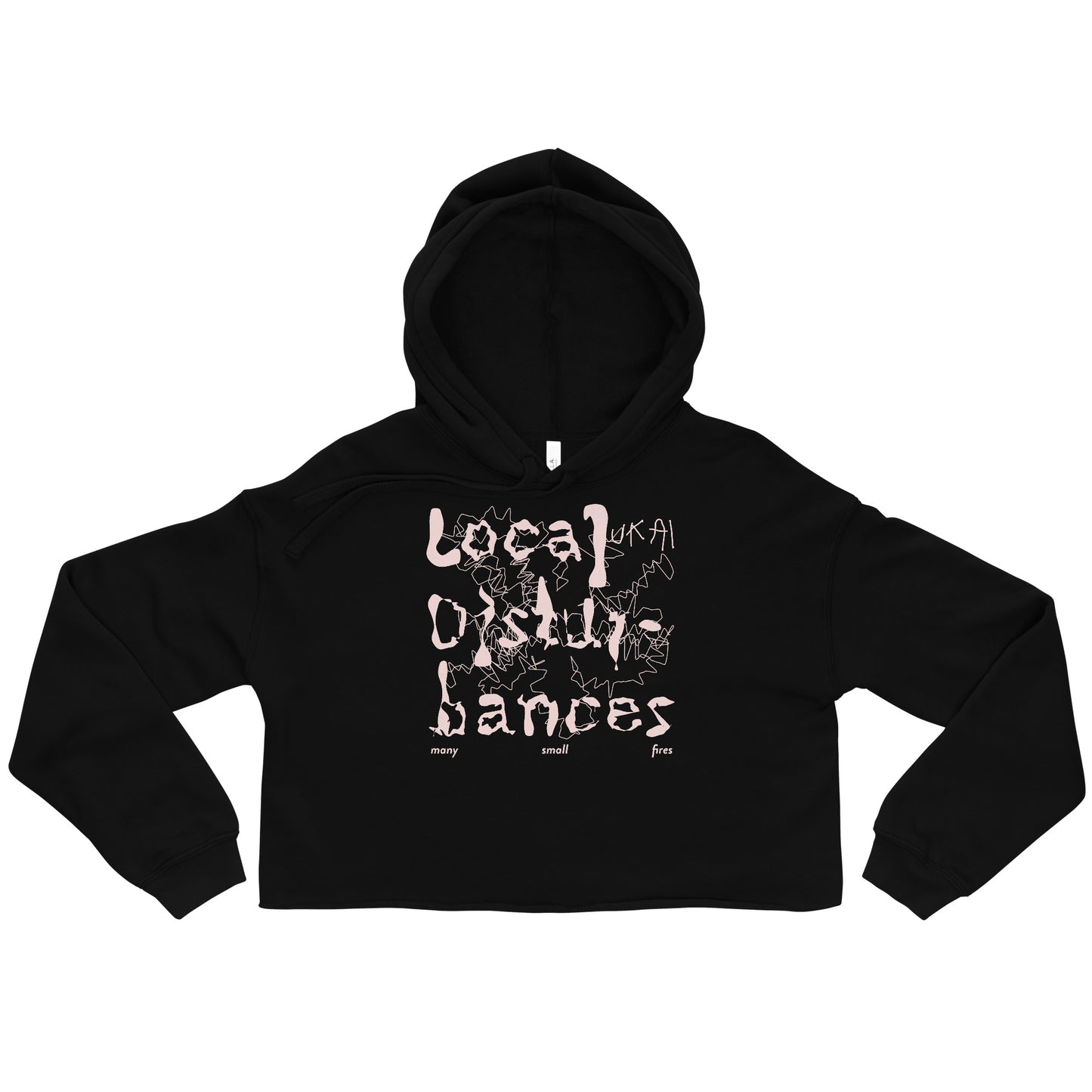 Local Disturbances Crop Hoodie