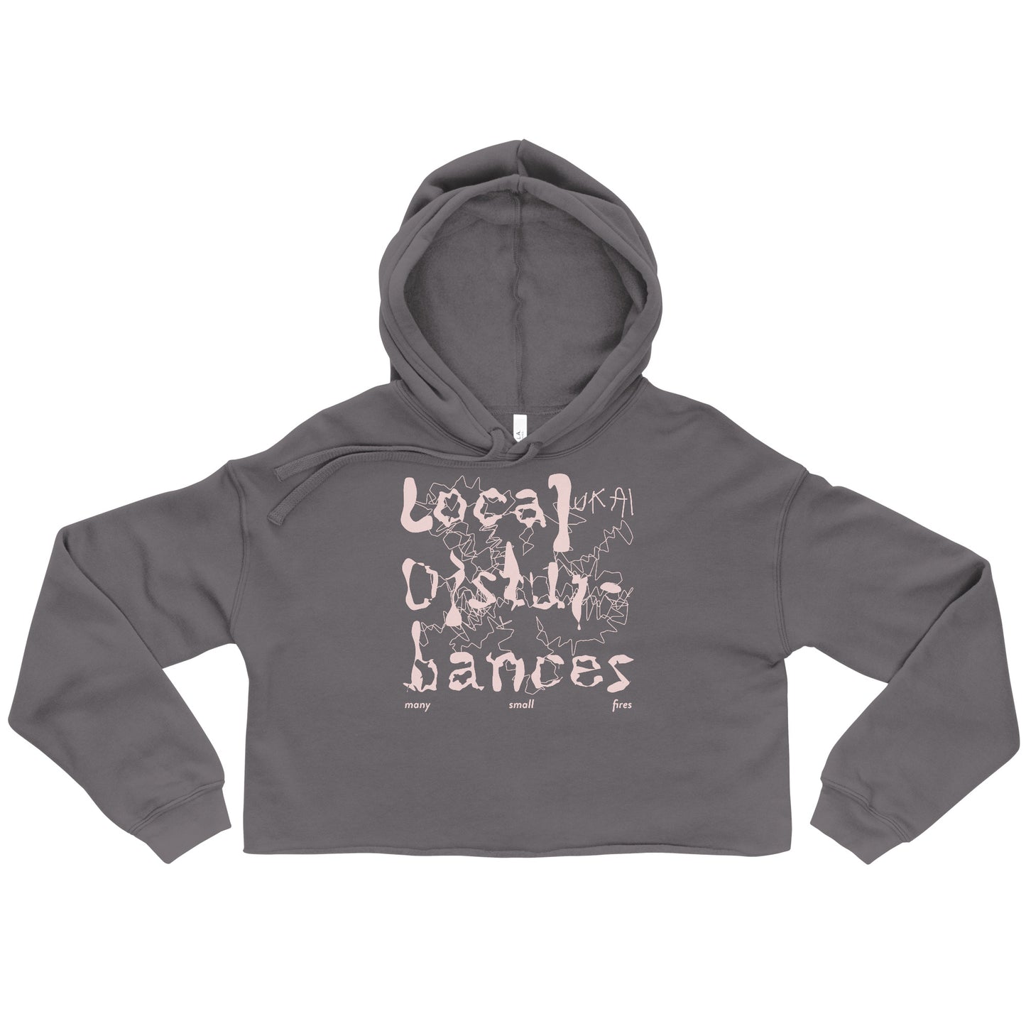 Local Disturbances Crop Hoodie