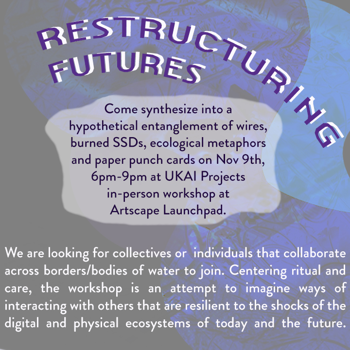 an invitation to take part in a workshop in November 2022 in support of the Restructuring Futures project